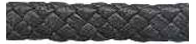 Nappa Oval Braided Leather Cord