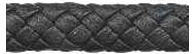 Nappa Oval Braided Leather Cord