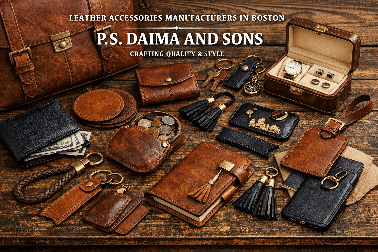 Leather Accessories Manufacturers in Boston – Crafting Quality and Style