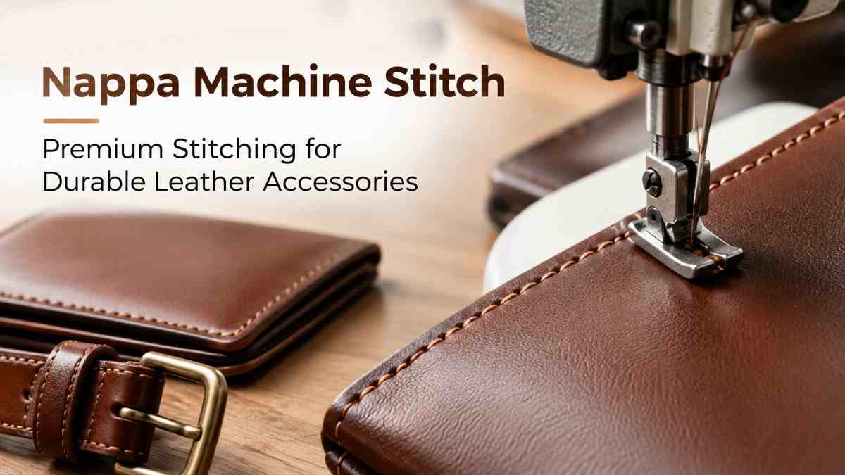Nappa Machine Stitch – Premium Stitching for Durable Leather Accessories