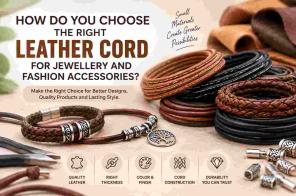 How Do You Choose the Right Leather Cord for Jewellery and Fashion Accessories?