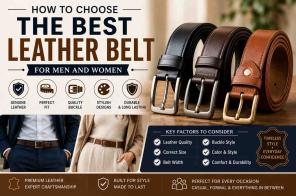 How to Choose the Best Leather Belt for Men and Women