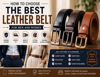 How to Choose the Best Leather Belt for Men and Women