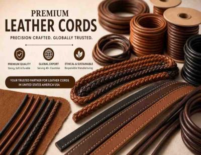 Leather Cord Manufacturers in USA – Premium Quality & Global Export Solutions
