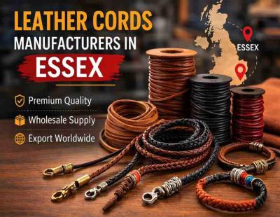 Leather Cords Manufacturers in Essex – Premium Quality Leather Cords for Jewellery and Fashion Accessories
