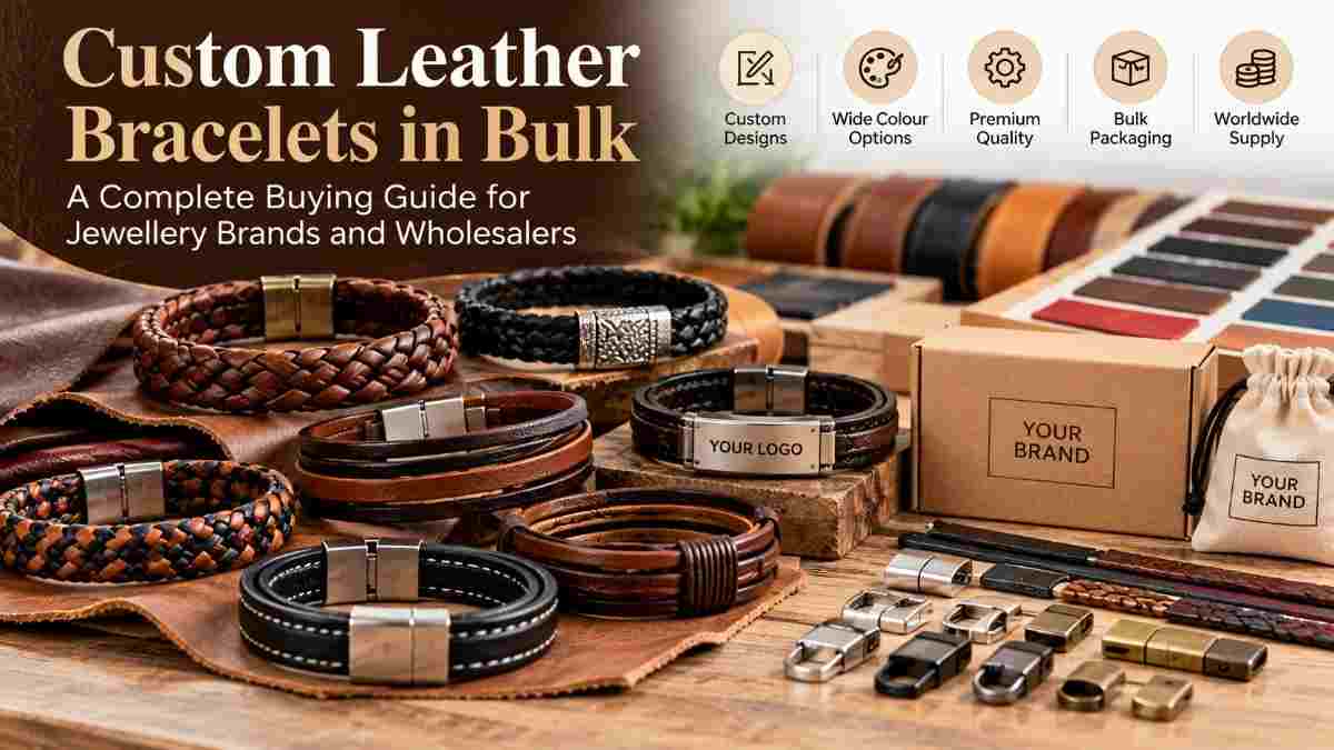 What Should Jewellery Brands Check Before Ordering Custom Leather Bracelets in Bulk?