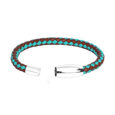 Flat & Round Bolo Leather Bracelet Manufactures in England