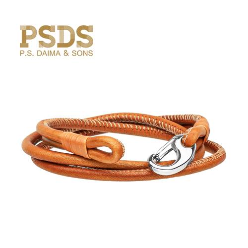 Nappa Machine Stitched Leather Bracelet Manufacturers in Delhi