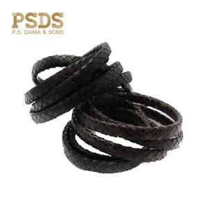 Oval Braided Leather Cord Manufacturers in Delhi